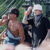 Justin Bieber fait une apparition surprise lors du Festival de musique de Coachella, le 13 avril 2014. Justin Bieber est monté sur scène avec Chance The Rapper (Chancelor Bennett).