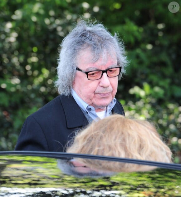Bill Wyman assiste aux funérailles de Peaches Geldof à Davington dans le Kent, le 21 avril 2014.