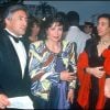 Domnique Strauss-Kahn, sa fille Vanessa et Anne Sinclair au Festival de Cannes, en mai 1991.