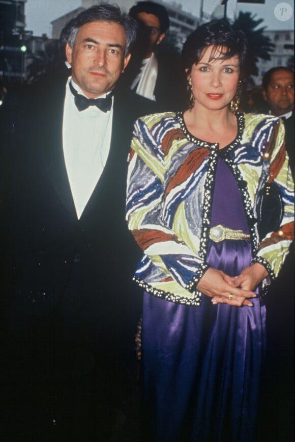 Domnique Strauss-Kahn et Anne Sinclair au Festival de Cannes, en mai 1991.