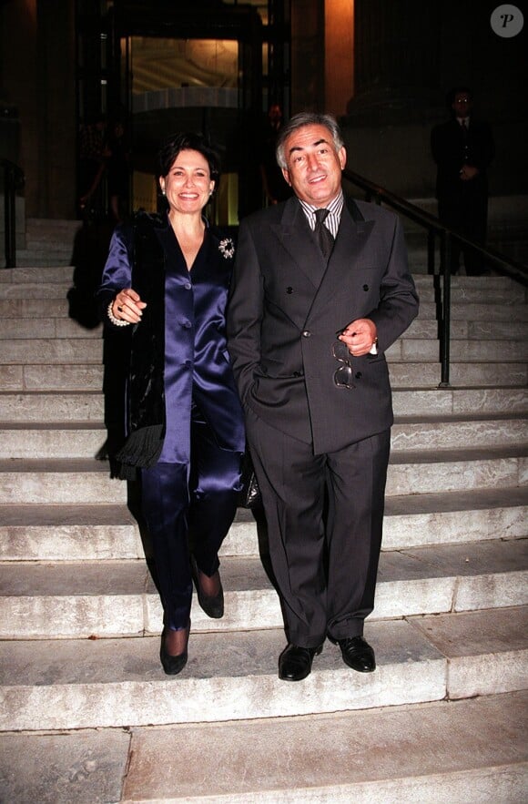Domnique Strauss-Kahn et Anne Sinclair à PAris le 15 octobre 1996.