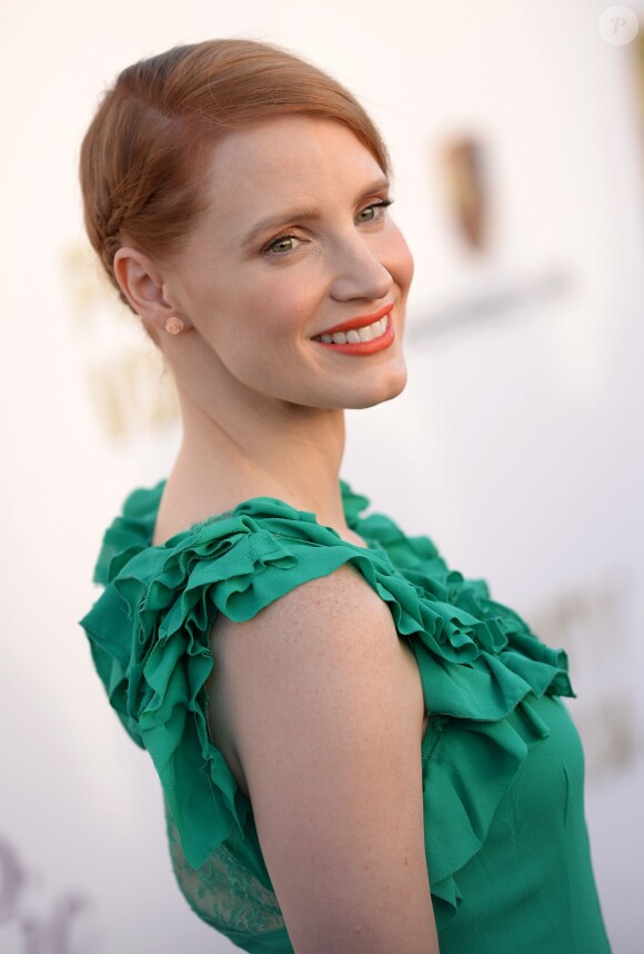 Jessica Chastain à Santa Monica, Los Angeles, le 16 janvier 2014.