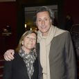  Patrick de Carolis et sa femme Carol-Anne &agrave; Paris, le 15 avril 2014.&nbsp; 