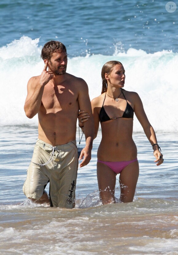 Paul Walker et sa girlfriend Jasmine à Maui, le 19 janvier 2008.