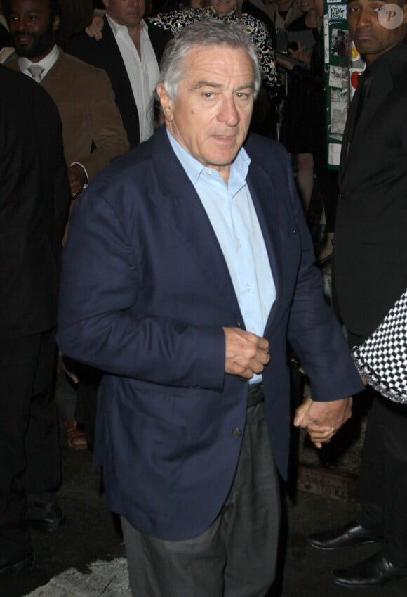 Robert De Niro lors du 9e dîner de la maison Chanel au restaurant Balthazar pendant le Festival du film de Tribeca à New York, le 22 avril 2014.