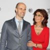 Sophia Loren et son fils Edoardo Ponti lors du festival du film de Tribeca à New York le 21 avril 2014