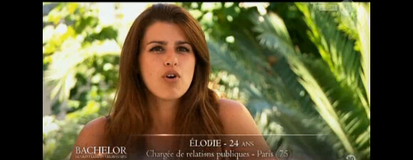 Elodie (Bachelor le gentleman célibataire - épisode 8 diffusé le lundi 14 avril 2014 sur NT1)