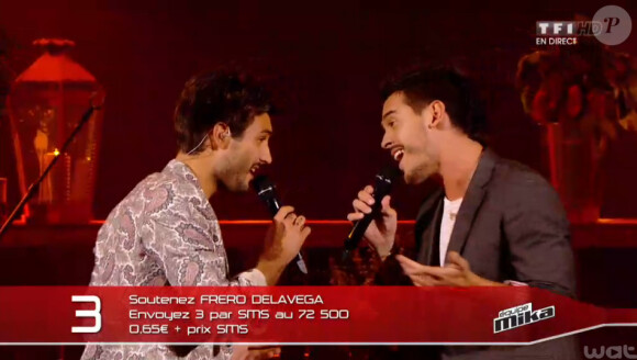 Frero Delavega (The Voice 3, émission diffusée le samedi 26 avril 2014 sur TF1.)