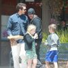 Exclusif - Rupert Sanders emmène ses enfants Tennyson et Skyla déjeuner dehors à Malibu, le 26 avril 2014