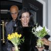 Liberty Ross a dîné avec son compagnon Jimmy Iovine lors de la soirée Jeans Stories Dinner presented by Vogue Magazine à Los Angeles le 2 avril 2014