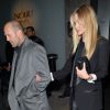 Jason Statham et Rosie Huntington-Whiteley quittent le restaurant Nobu. Londres, le 26 avril 2014.