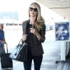 Rosie Huntington-Whiteley à l'aéroport de Los Angeles, le 24 avril 2014.