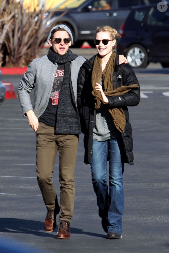 Evan Rachel Wood et Jamie Bell chez Whole Foods à Los Angeles, le 15 janvier 2013