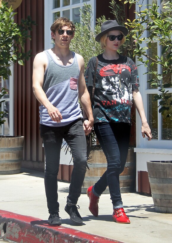 Evan Rachel Wood et son mari Jamie Bell à Los Angeles, le 28 mai 2013