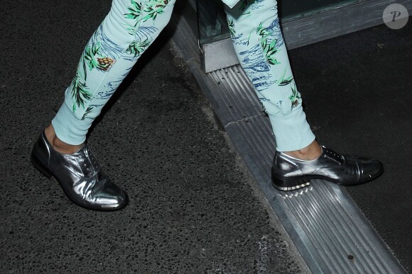 Les chaussures Barbara Bui de Rihanna, de sortie à SoHo, New York, le 26 avril 2014.