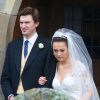 Mariage de Rowena Macrae, très bonne amie de Pippa Middleton, et Julian Osborne, qui a eu lieu à Pertshire, en Ecosse, le 26 avril 2014.