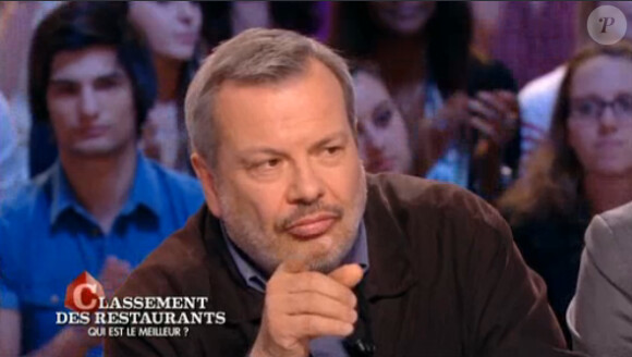 Périco Légasse dans Le Grand Journal sur Canal+, le jeudi 1er mai 2014.