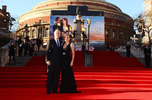 James Cameron et Kate Winslet lors de l'avant-première à Londres de Titanic version 3D le 27 mars 2012