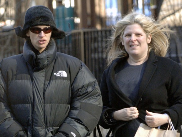 Exclusive - Julia Roberts et Nancy Motes à New York le 24 février 2006.