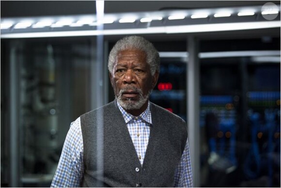 Morgan Freeman dans Transcendance.