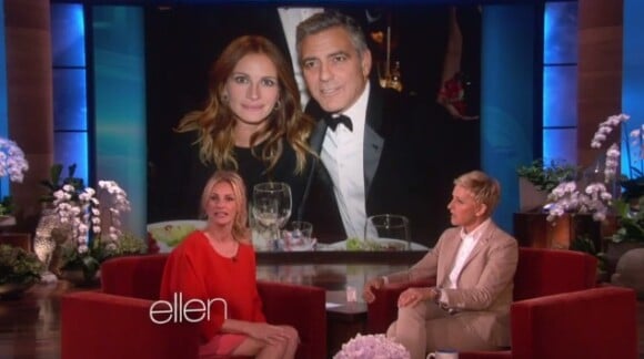 Julia Roberts se confie sur son ami George Clooney sur le plateau d'Ellen DeGeneres.