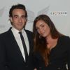 Nicolas Ullman et Lola Dewaere à la soirée de lancement de la vapoteuse électronique Gleenway à l'hôtel O à Paris, le 6 mai 2014.