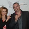 Stéphane Cohen et Véronique Mounier à la soirée de lancement de la vapoteuse électronique Gleenway à l'hôtel O à Paris, le 6 mai 2014.