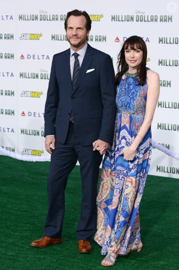 Bill Paxton et Louise Newbury lors de l'avant-première du film Million Dollar Arm le 6 mai 2014 à Los Angeles