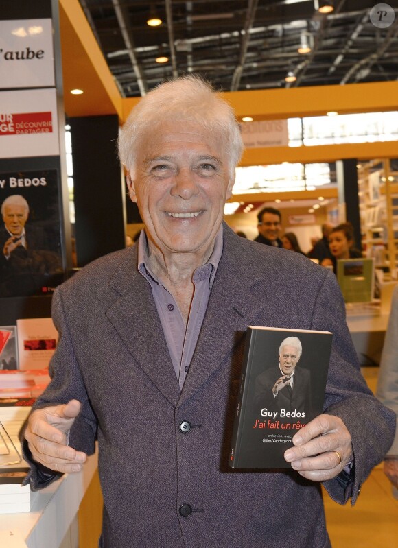 Guy Bedos - 34 ème édition du Salon du Livre à Paris Porte de Versailles le 22 mars 2014.