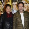 Anthony Delon et l'actrice Jina Djemba - Avant-première du film "La liste de mes Envies" au Cinéma Gaumont Capucines à Paris, le 12 mai 2014