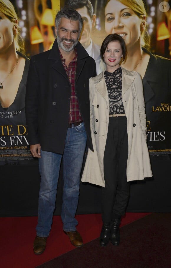 François Vincentelli et sa compagne Alice Dufour - Avant-première du film "La liste de mes Envies" au Cinéma Gaumont Capucines à Paris, le 12 mai 2014