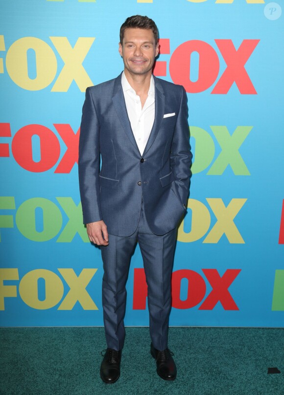 Ryan Seacrest à la soirée organisée par la Fox pour présenter ses principaux nouveaux programmes à New York, le 12 mai 2014.