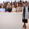 Sofia Coppola, Do-Yeon Jeon, la présidente Jane Campion, Carole Bouquet, Leila Hatami  lors du photocall du jury du Festival de Cannes du 14 mai 2014