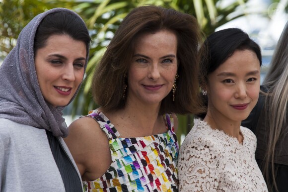 Leila Hatami, Carole Bouquet et Do-yeon Jeon  lors du photocall du jury du Festival de Cannes du 14 mai 2014