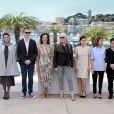  Gael Garcia Bernal, Zhangke Jia, Sofia Coppola, Do-Yeon Jeon, la pr&eacute;sidente Jane Campion, Carole Bouquet, Nicolas Winding Refn, Leila Hatami, Willem Dafoe&nbsp; lors du photocall du jury du Festival de Cannes du 14 mai 2014 