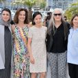 Sofia Coppola, Do-Yeon Jeon, la pr&eacute;sidente Jane Campion, Carole Bouquet, Leila Hatami&nbsp; lors du photocall du jury du Festival de Cannes du 14 mai 2014 
