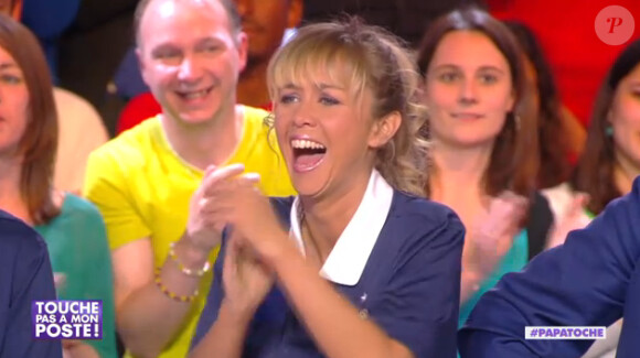 Enora Malagré dans l'émission "Touche pas à mon poste", du 14 mai 2014.
