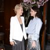 Maggie Gyllenhaal et Alessandra Facchinetti lors du dîner organisé par la maison Tod's à New York le 12 mai 2014