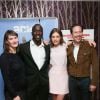 Marianne Tardieu, Moussa Mansaly, Adèle Exarchopoulos, Reda Kateb - Photocall du film "Qui Vive" sélectionné à l'ACID au Cinéma les Arcades lors du 67e festival du film de Cannes, le 16 mai 2014.