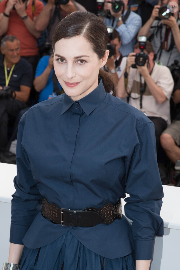Amira Casar -  Photocall du film "Saint Laurent" lors du 67e festival international du film de Cannes, le 17 mai 2014.