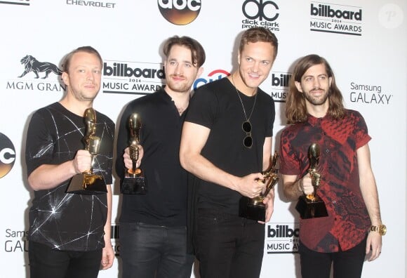 Imagine Dragons sur le tapis rouge des Billboard Music Awards à Las Vegas, le 18 mai 2014.