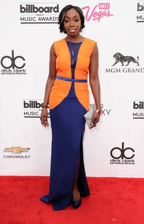 La chanteuse Estelle sur le tapis rouge des Billboard Music Awards à Las Vegas, le 18 mai 2014.