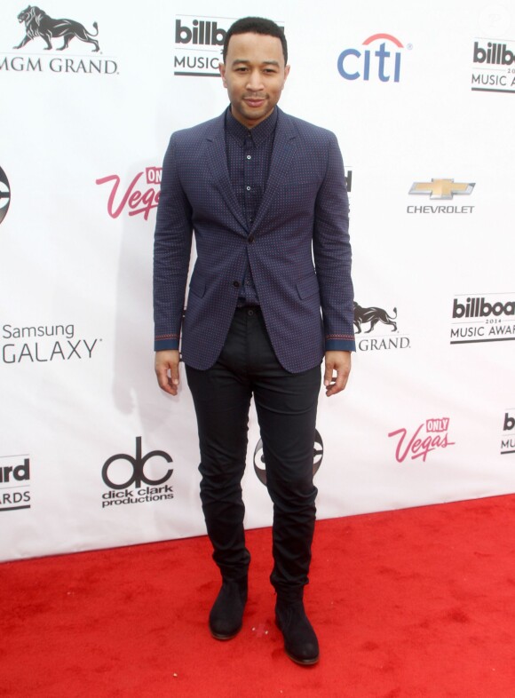 John Legend sur le tapis rouge des Billboard Music Awards à Las Vegas, le 18 mai 2014.