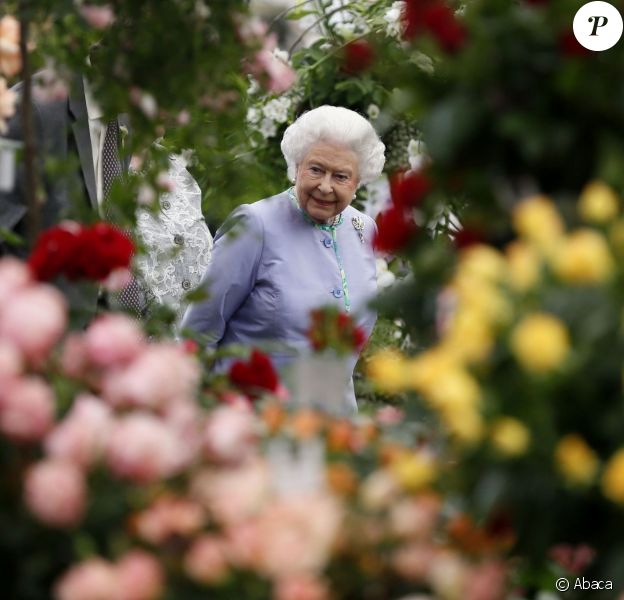 Elizabeth II au Chelsea Flower Show le 19 mai 2014