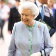 La reine Elisabeth II d'Angleterre visite le "Chelsea Flower Show" à Londres, le 19 mai 2014.
