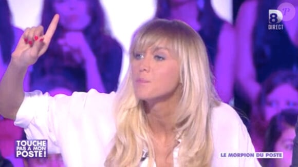 Enora Malagré - L'arrêt de l'émission de Valérie Damidot, "Y'a que les imbéciles qui ne changent pas d'avis", a été confirmé sur le plateau de "Touche pas à mon poste" (D8), le 20 juin 2014.