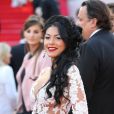  Ayem Nour arrive au Palais des Festivals pour le film Dragons 2, &agrave; Cannes, pour le 67e Festival de Cannes, le vendredi 16 mai 2014 