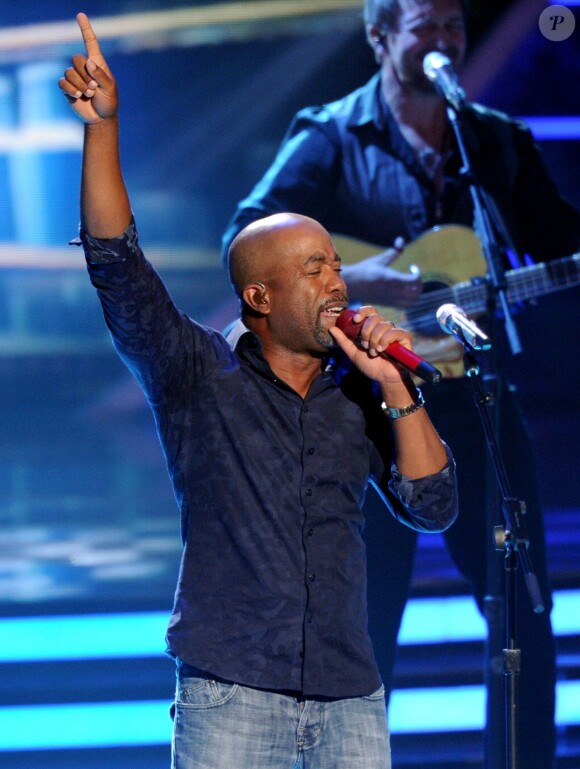 Darius Rucker lors de la finale de la saison 13 d'"American Idol" au Nokia Theatre de Los Angeles, le 21 mai 2014.