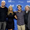 Tim Robbins, Jennifer Aniston, Will Forte et Mark Boone Junior au Toronto International Film Festival le 14 septembre 2013.
