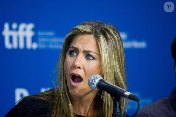 Jennifer Aniston présentait Life of Crime au Toronto International Film Festival le 14 septembre 2013.